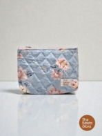 Sky Floral Quilted Utility Pouch
