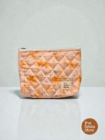 Peach Bloom Quilted Utility Pouch