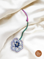 Lavender Flower Beaded Phone Charm