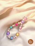 Pastel Pearl Beaded Phone Charm