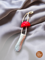 Crochet Mushroom Bag Charm
