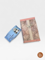 Blush Beige Quilted Mini Tissue Pouch Holder | Handmade Limited Edition