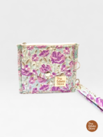 Lavender Handmade Quilted Wrist Wallet (Elegant Minimal Edition)
